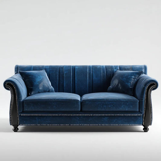Sofa, 2 Bethonnight Bethinblue Bethinvelvet Bethansoft, 170 x 90 x 95 cm