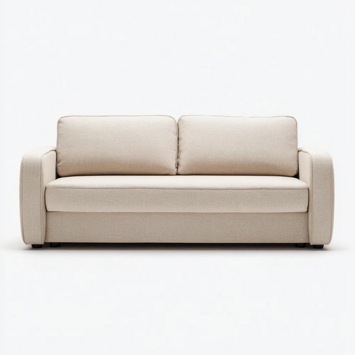 Sofa, Podwójna sofa w poliestrze z podłokietnikami, 160 x 90 x 85 cm