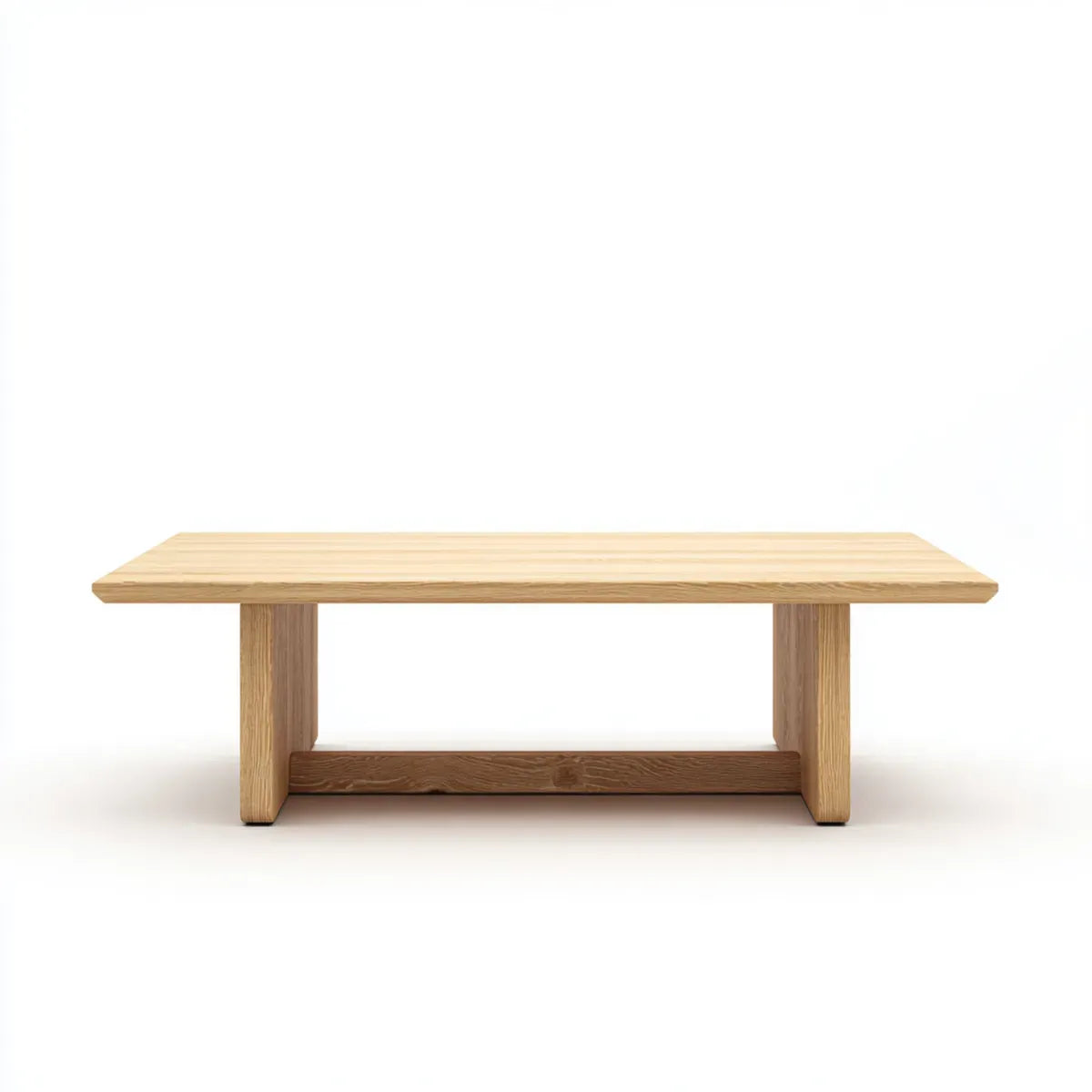 Stolik kawowy Przyroda 120 x 60 x 45 cm z litego drewna dębowego prostokątnego