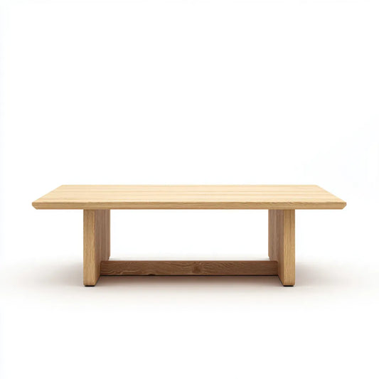 Stolik kawowy Przyroda 120 x 60 x 45 cm z litego drewna dębowego prostokątnego